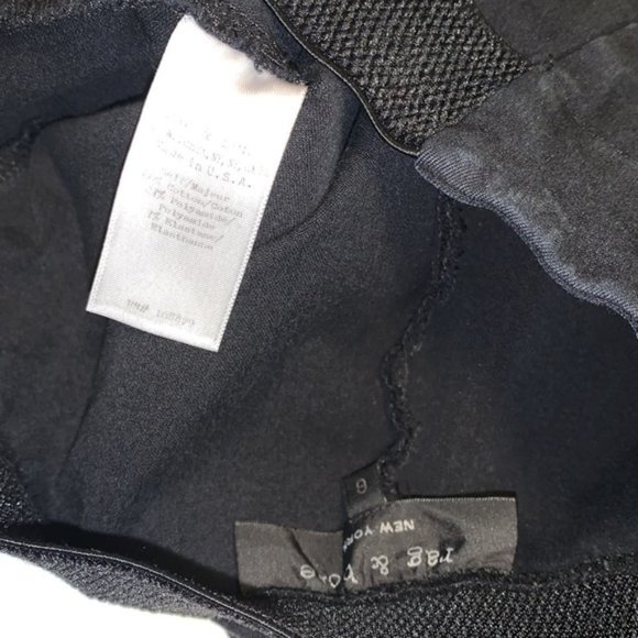 Rag & Bone Black Pull On Skinnies - Women’s Size 6 - Picture 9 of 9